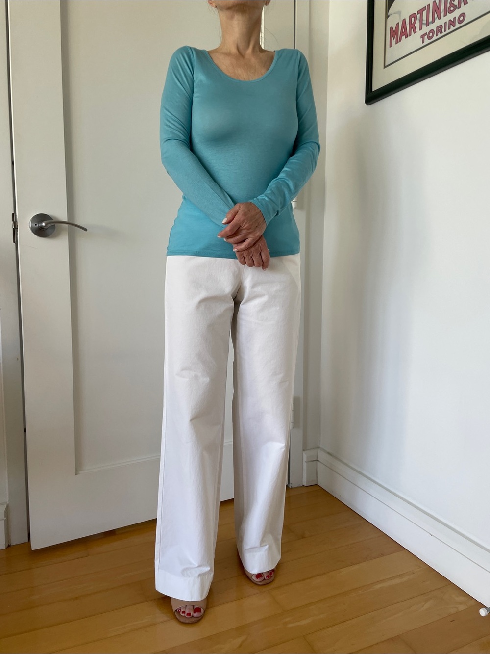 Hanro Aqua Scoop Neck Long Sleeve Tee